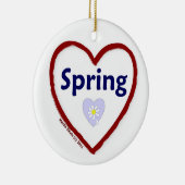 Liefdeslente Keramisch Ornament (Rechts)