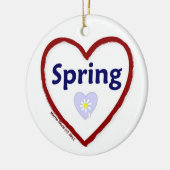 Liefdeslente Keramisch Ornament (Links)