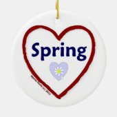 Liefdeslente Keramisch Ornament (Achterkant)