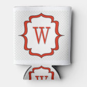 Liefdesletters "W" Blikjeskoeler (Voorkant)