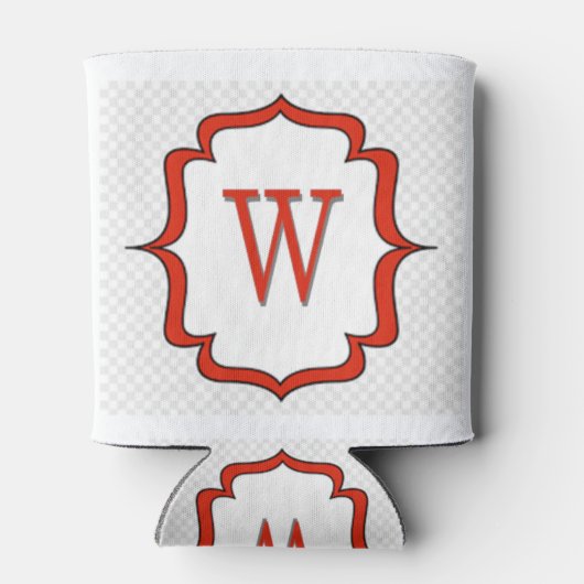 Liefdesletters "W" Blikjeskoeler (Achterkant)