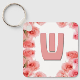 Liefdesletters "W" Sleutelhanger