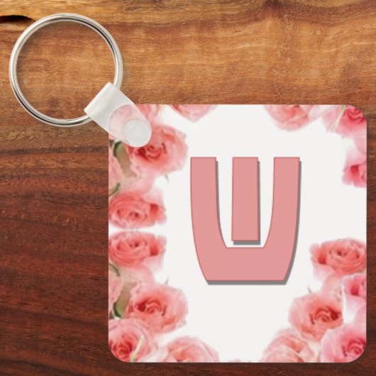 Liefdesletters "W" Sleutelhanger (Voorkant)