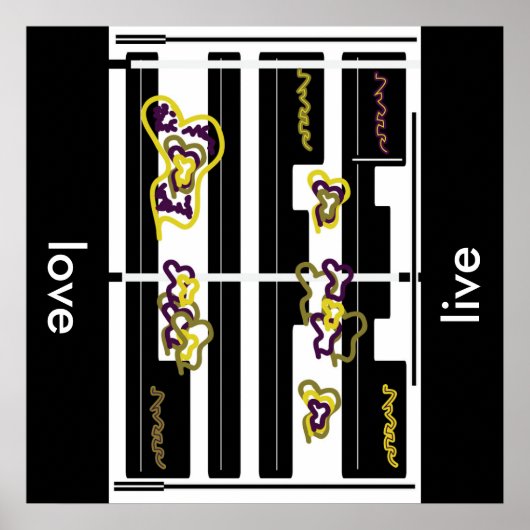 liefdesleven affiche poster (Voorkant)