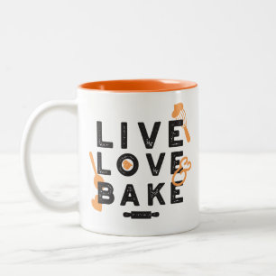 Liefdesleven, Bake Bliss: Inspirerend bakcitaten Tweekleurige Koffiemok