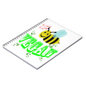 liefdesleven bijen vegan notitieboek (Linkerzijde)