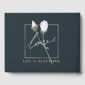 Liefdesleven is mooie rozen  gastenboek (Achterkant)