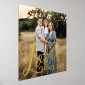 Liefdeslevens hier Hartfamilie Foto Folie Afdrukken (Laagn)