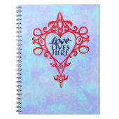 Liefdeslevens hier notitieboek (Voorkant)