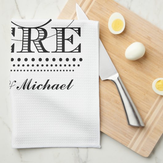 Liefdeslevens hier theedoek (Quarter Fold)