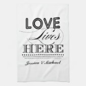Liefdeslevens hier theedoek (Verticaal)