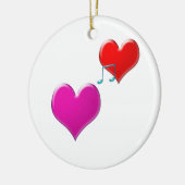 liefdeslied keramisch ornament (Links)