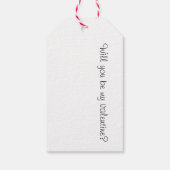 Liefdeslied Vogel Noten Zwart Wit Kunst Cadeaulabel (Achterkant)