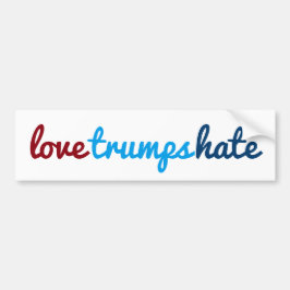 liefdesliefhebbers haten bumpersticker