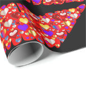 liefdeslippen die papier verpakken (Rol Hoek)