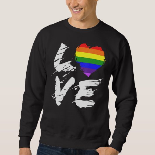 liefdeslobt Pride Gay Lesbian Trui (Voorkant)