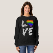 liefdeslobt Pride Gay Lesbian Trui (Voorkant volledig)