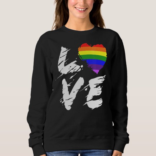 liefdeslobt Pride Gay Lesbian Trui (Voorkant)