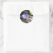 Liefdeslotus Ronde Sticker (Tas)