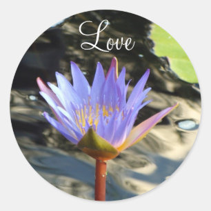 Liefdeslotus Ronde Sticker