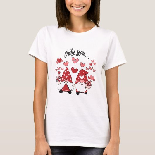 Liefdesluis Only You 2 Liefdesboodschap T-shirt (Voorkant)