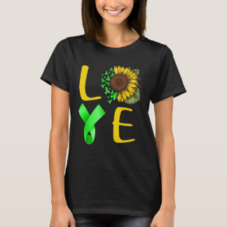 liefdeslymfoomlintzonnebloem t-shirt