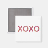 Liefdesmagneet - XOXO Magneet (Voorkant / Achterkant)