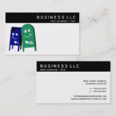 liefdesmailboxen visitekaartje (Voorkant / Achterkant)