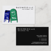 liefdesmailboxen visitekaartje (Voorkant / Achterkant)