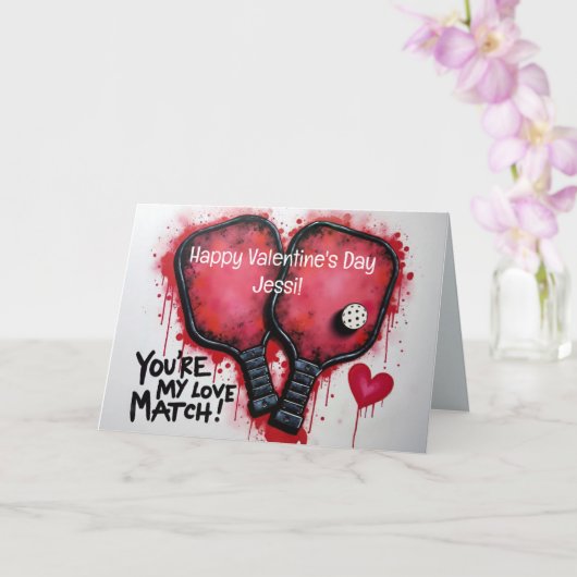 Liefdesmatch Rally💘 Valentijnsdag  Kaart (Orchidee)