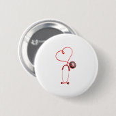 Liefdesmedicijn Ronde Button 5,7 Cm (Voorkant /achterkant)