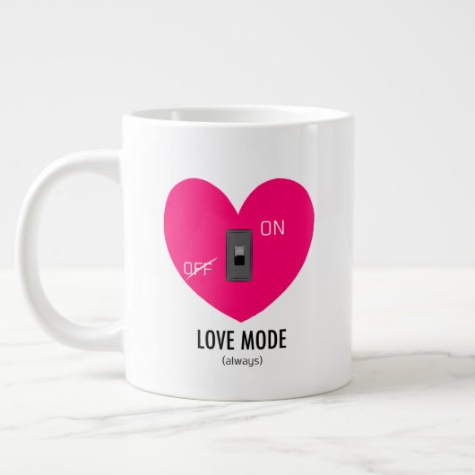 Liefdesmodus Aan Grote Koffiekop (Links)
