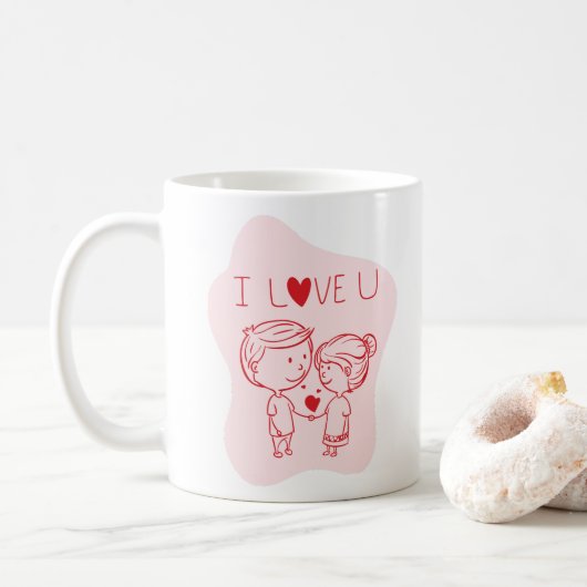 LIEFDESMOK KOFFIEMOK (Met donut)