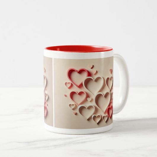 liefdesMok Tweekleurige Koffiemok (Voorkant rechts)