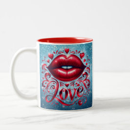 Liefdesmok Tweekleurige Koffiemok
