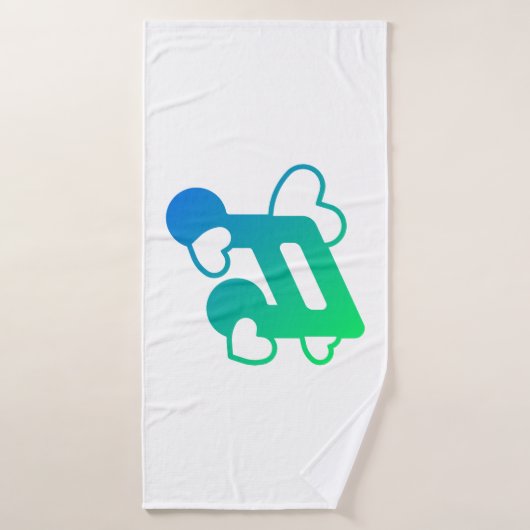 liefdesmuziek badhanddoek (Badhanddoek)