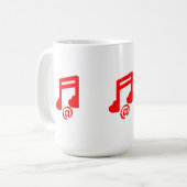 @ Liefdesmuziek Koffiemok (Voorkant links)