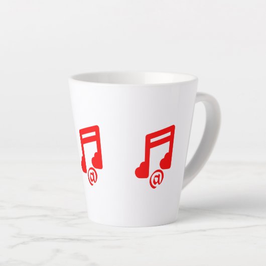 @ Liefdesmuziek Latte Mok (Rechterhoek)