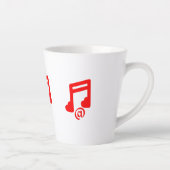 @ Liefdesmuziek Latte Mok (Rechts)