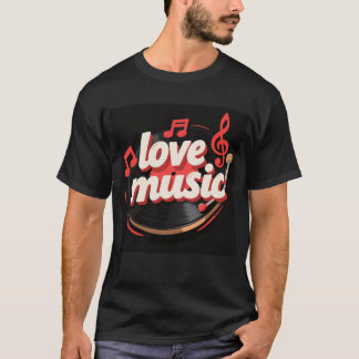 Liefdesmuziek: Vinyl Vibes T-shirt