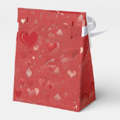 Liefdesnest: Valentijnsdag Tentdoos Bedankdoosjes (Achterkant)