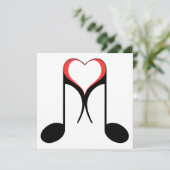 liefdesnotities : 8e noot kaart (Staand voorkant)