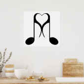 liefdesnotities : 8e noot : poster (Keuken)