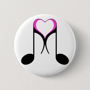 liefdesnotities : 8e noot : ronde button 5,7 cm