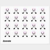 liefdesnotities : 8e noot : ronde sticker (Vel)