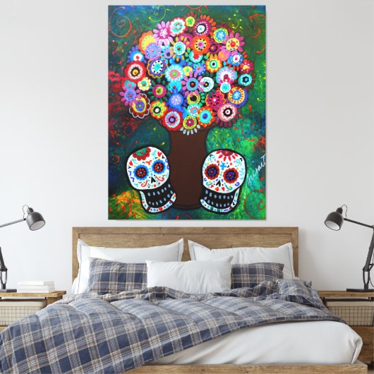 LIEFDESOFFER CANVAS AFDRUK (Insitu (Slaapkamer))