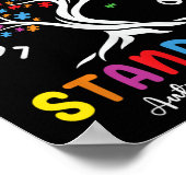 Liefdesondersteuning Accepteer Autisme Au Poster (Hoek)