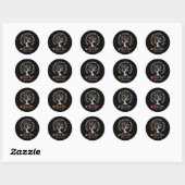 Liefdesondersteuning Accepteer Autisme Au Ronde Sticker (Vel)