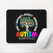 Liefdesondersteuning Accepteer Begrijp Autisme Bew Muismat (Met muis)