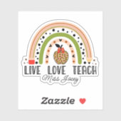 Liefdesonderwijs inspireert de waardering van de r sticker (Vel)